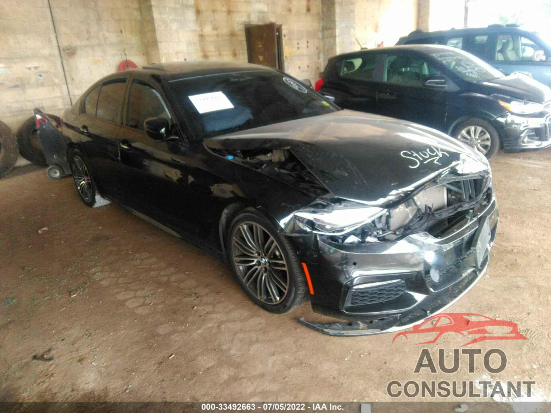 BMW 5 SERIES 2017 - WBAJE7C3XHG478771