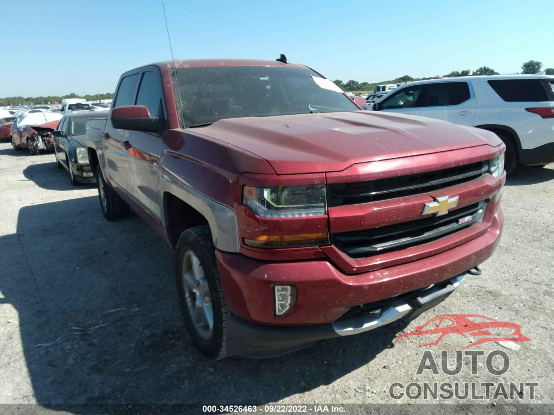CHEVROLET SILVERADO 1500 2018 - 3GCUKREC3JG320087