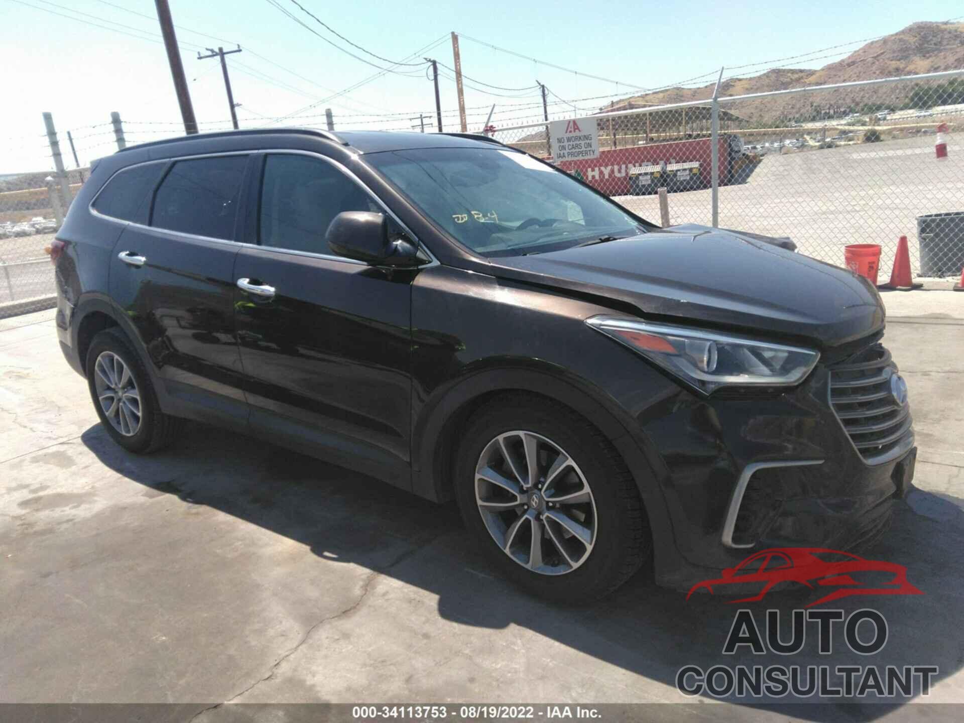 HYUNDAI SANTA FE 2017 - KM8SM4HF3HU181365