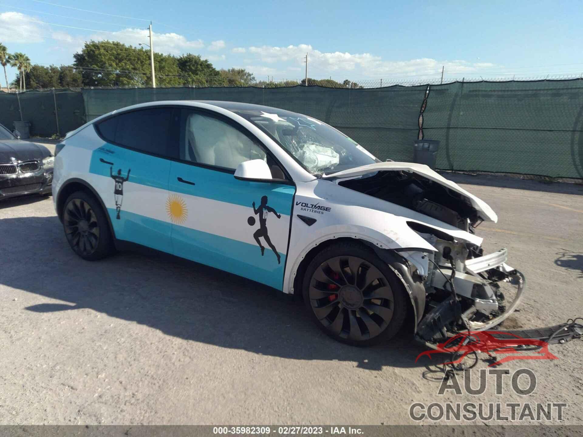 TESLA MODEL Y 2022 - 7SAYGDEF0NF376745