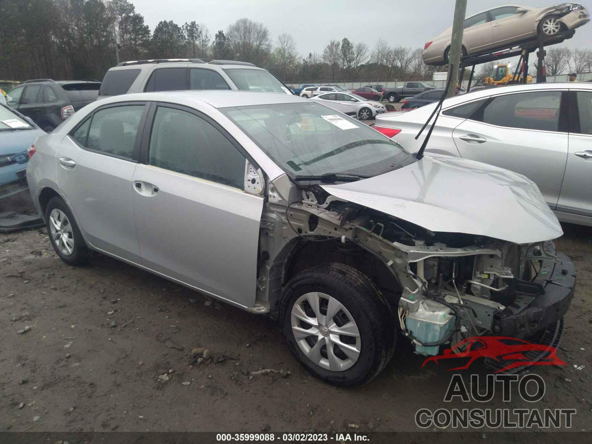 TOYOTA COROLLA 2015 - 2T1BURHE1FC373063