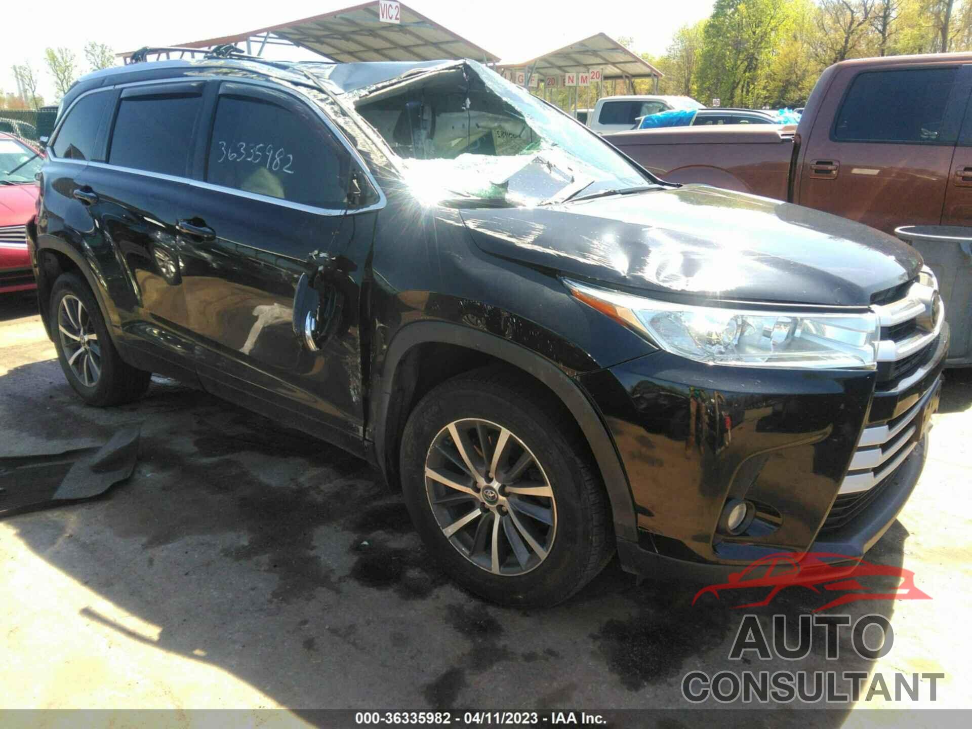 TOYOTA HIGHLANDER 2017 - 5TDJZRFH8HS413000