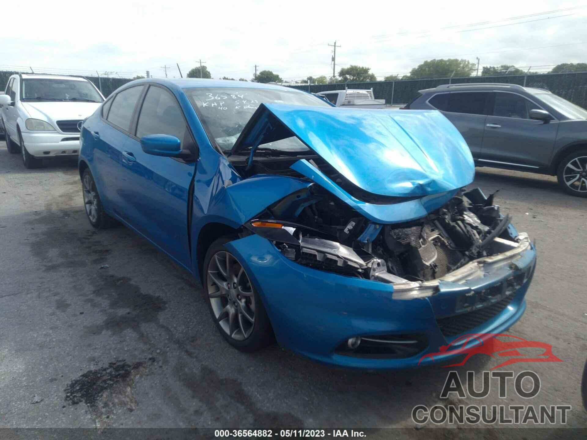 DODGE DART 2015 - 1C3CDFBB1FD252378