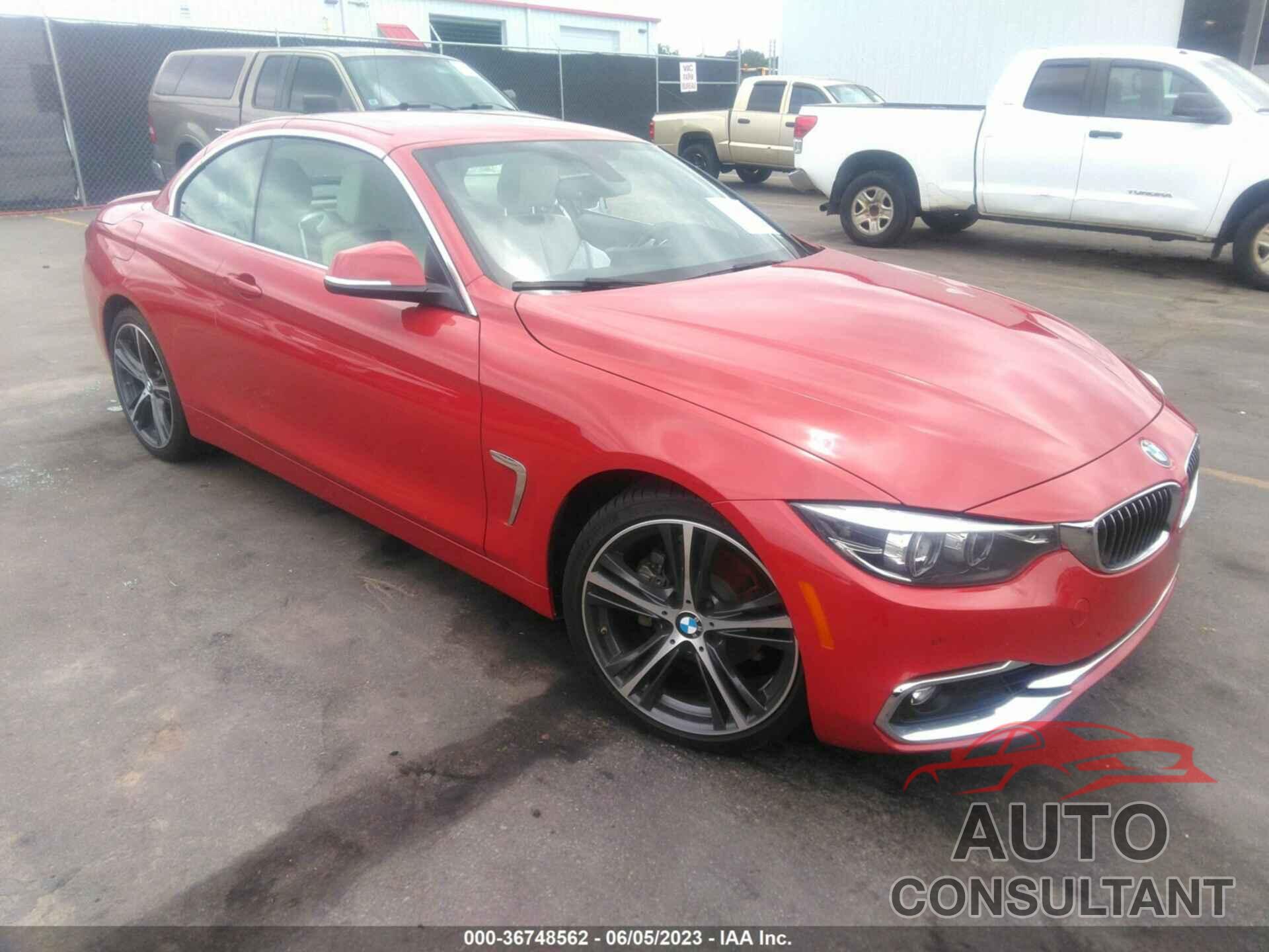 BMW 4 SERIES 2019 - WBA4Z1C53KEE51126