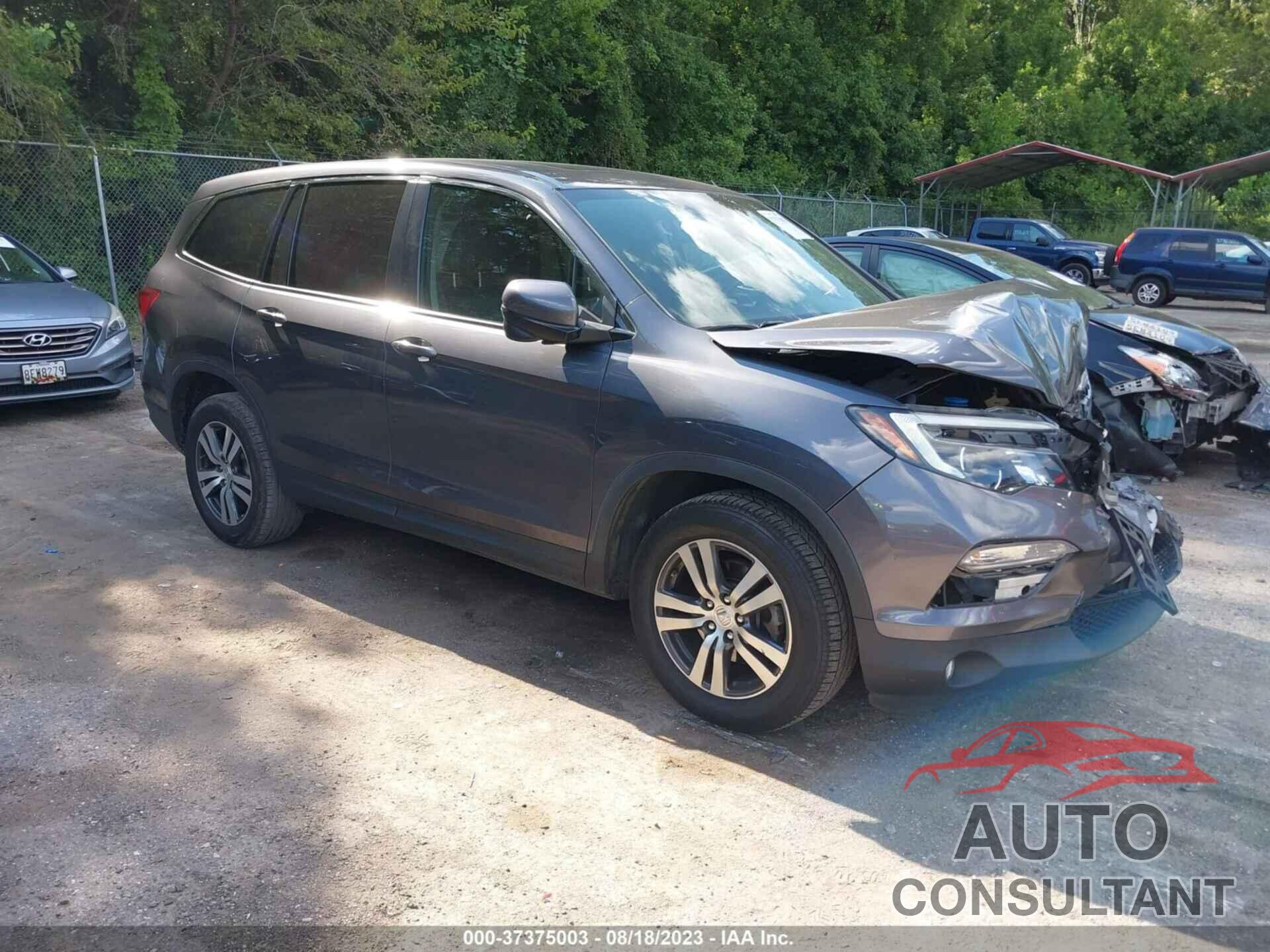 HONDA PILOT 2017 - 5FNYF6H54HB063507