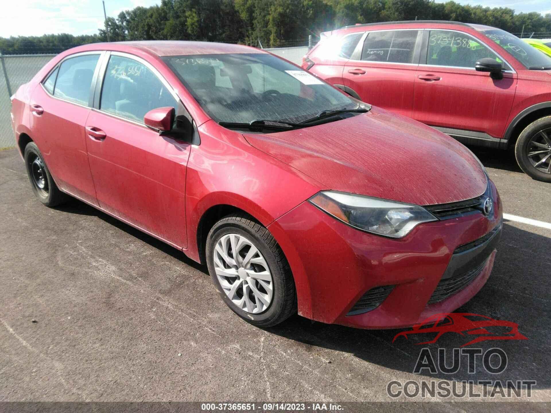 TOYOTA COROLLA 2015 - 2T1BURHE8FC431427