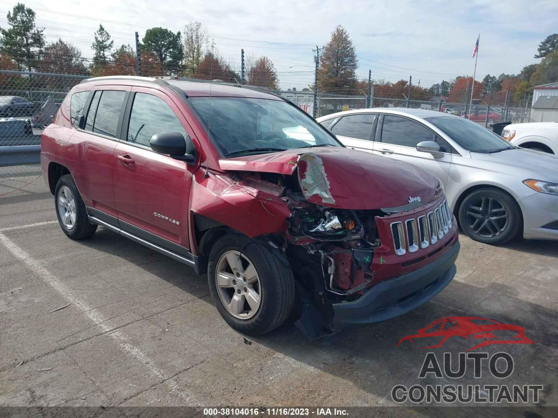 JEEP COMPASS 2016 - 1C4NJCBB1GD761058