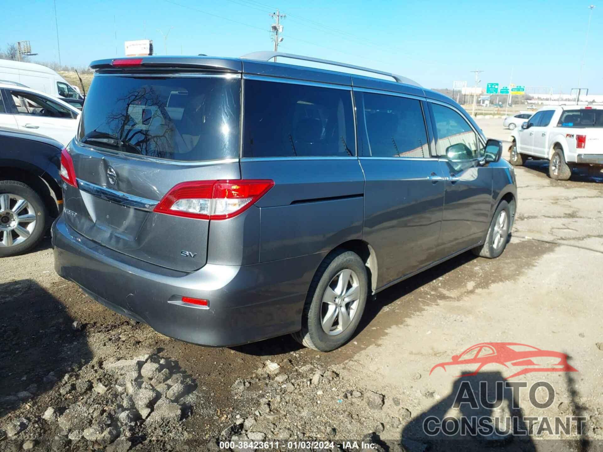 NISSAN QUEST 2017 - JN8AE2KP8H9165611