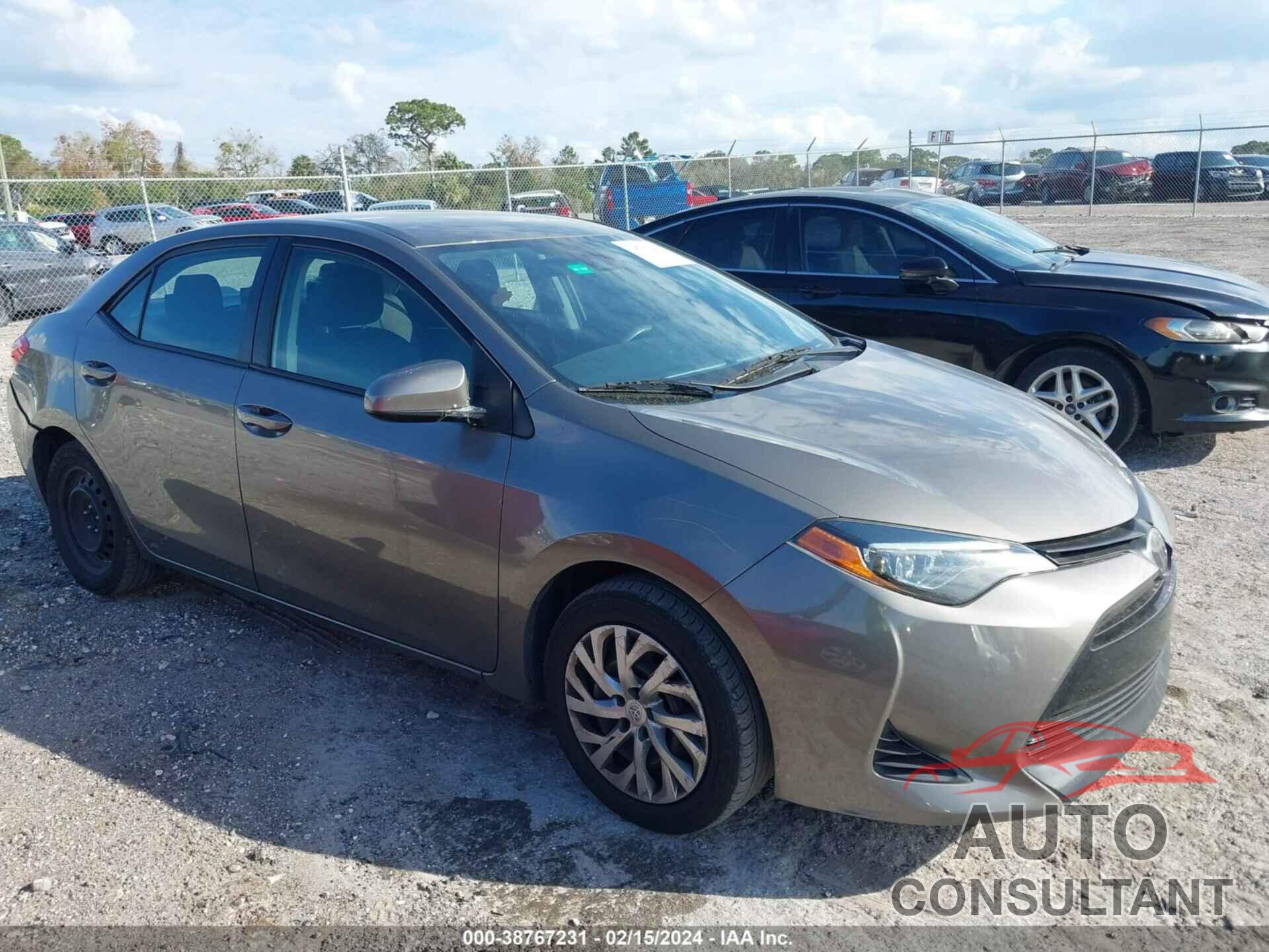 TOYOTA COROLLA 2019 - 2T1BURHE6KC241958