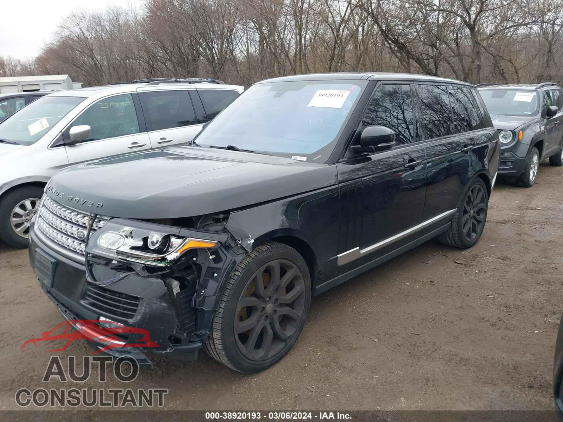 LAND ROVER RANGE ROVER 2016 - SALGS2EF0GA282140