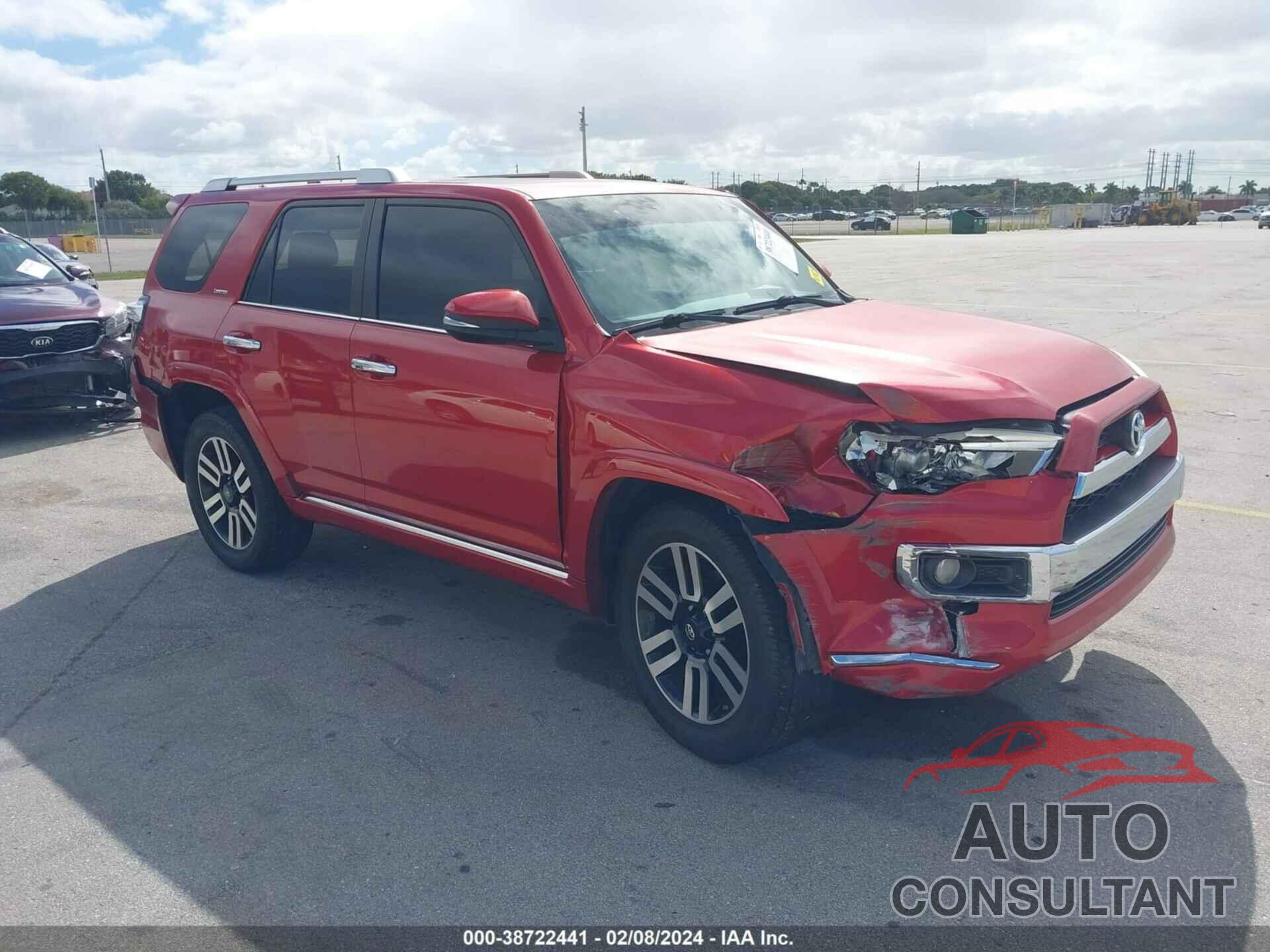 TOYOTA 4RUNNER 2016 - JTEZU5JR7G5136804