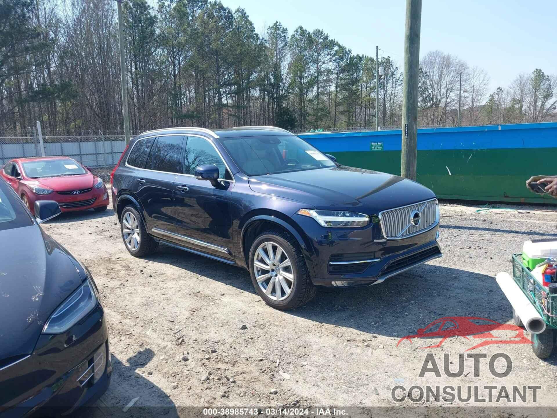 VOLVO XC90 2016 - YV4A22PL0G1019322