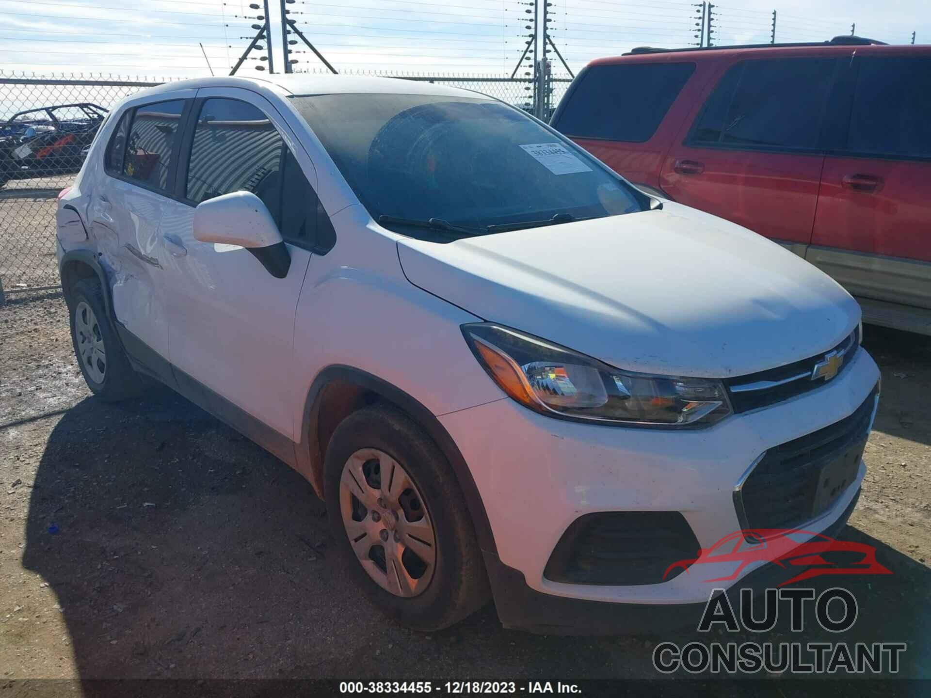 CHEVROLET TRAX 2017 - 3GNCJKSB8HL251505