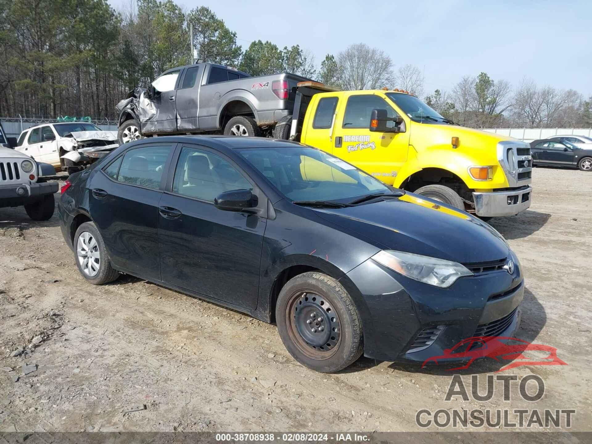 TOYOTA COROLLA 2016 - 2T1BURHE0GC607355