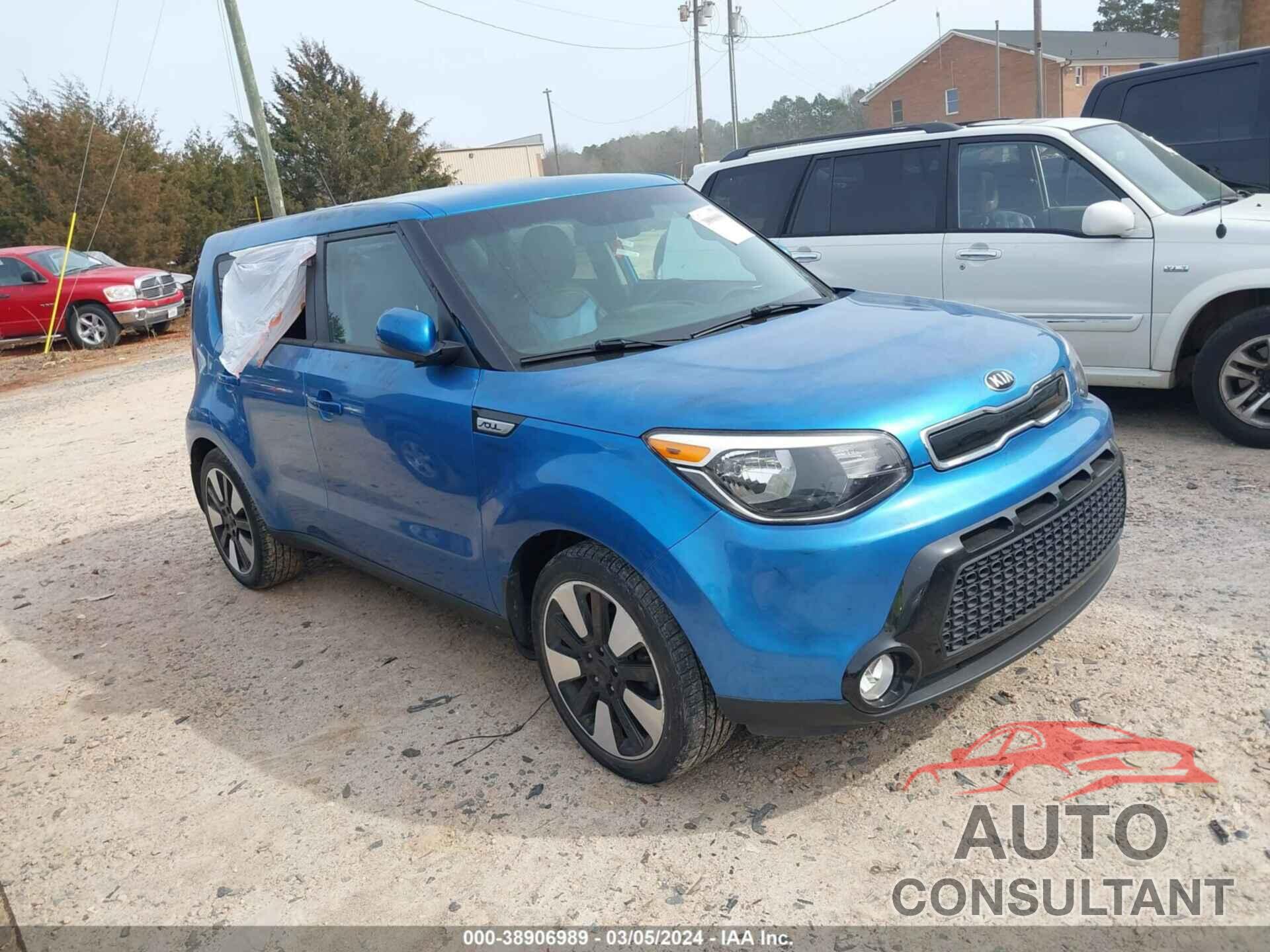 KIA SOUL 2016 - KNDJP3A51G7398557