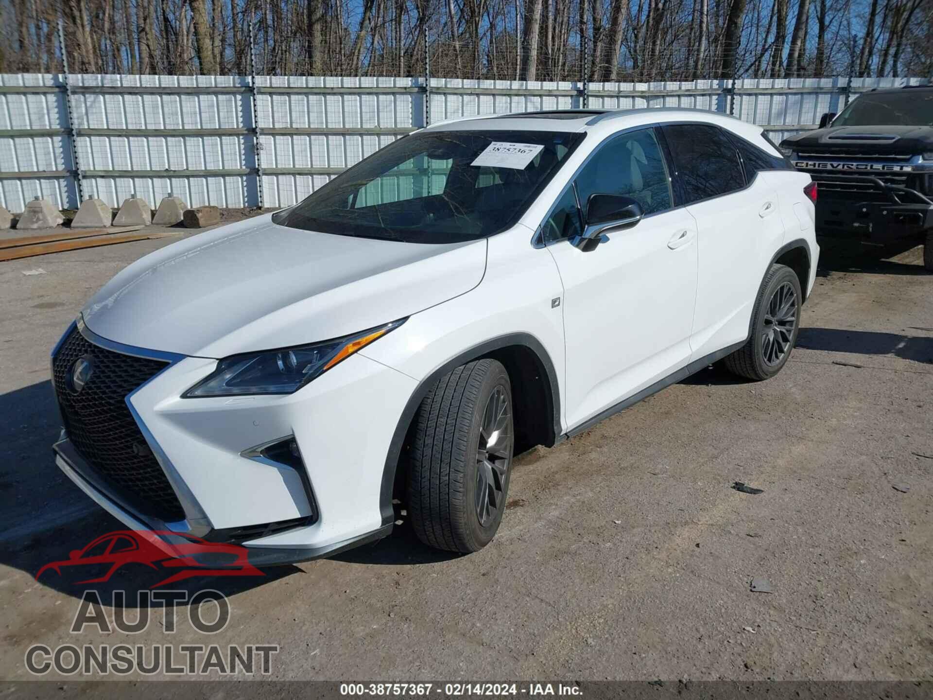 LEXUS RX 2018 - 2T2BZMCA7JC150149