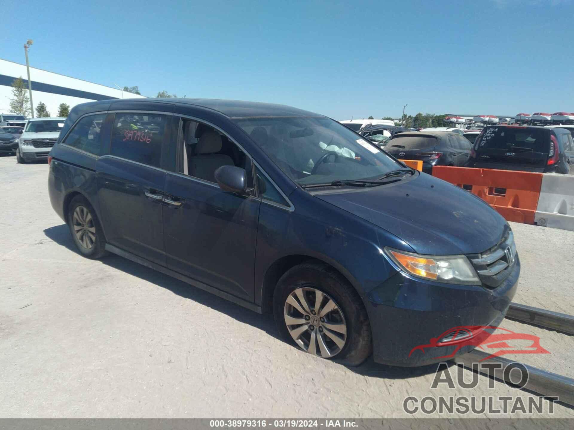 HONDA ODYSSEY 2016 - 5FNRL5H37GB059360