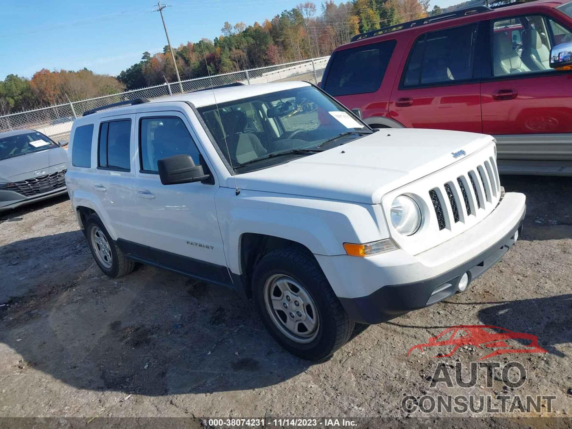 JEEP PATRIOT 2016 - 1C4NJPBA0GD669468