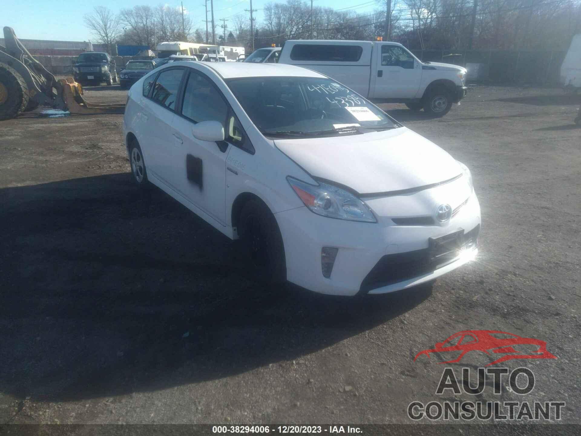 TOYOTA PRIUS 2015 - JTDKN3DU9F1943385
