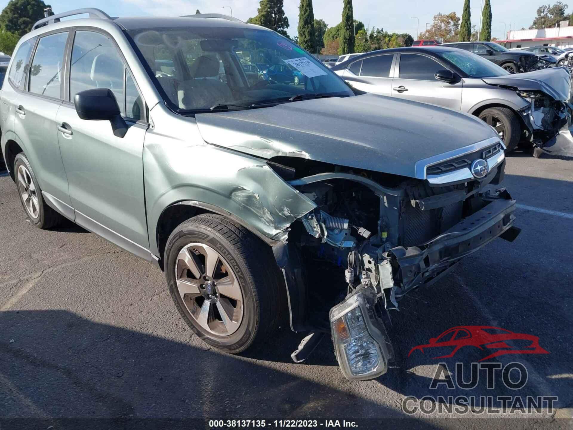 SUBARU FORESTER 2018 - JF2SJABC6JH435449