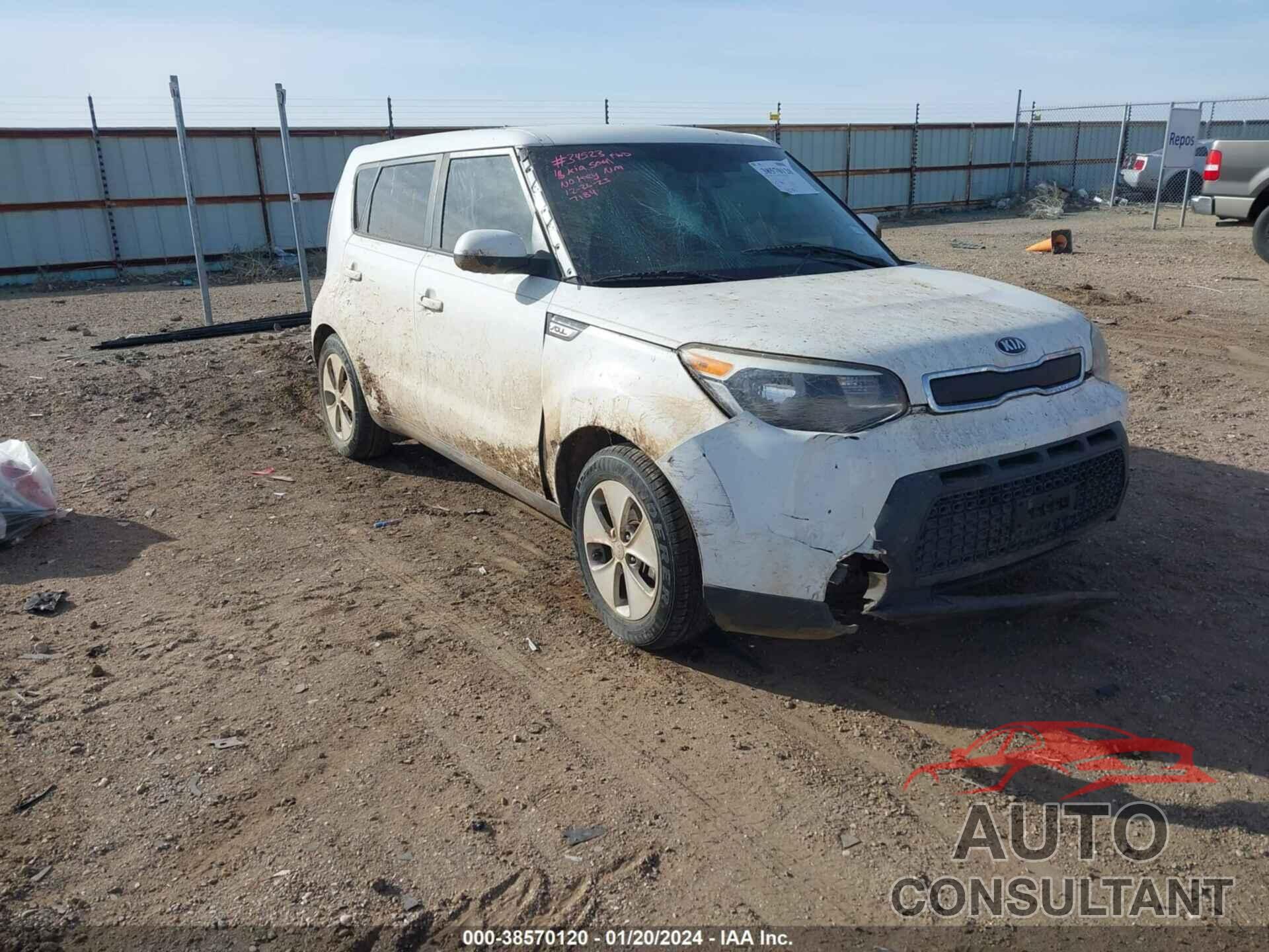 KIA SOUL 2016 - KNDJN2A27G7837184