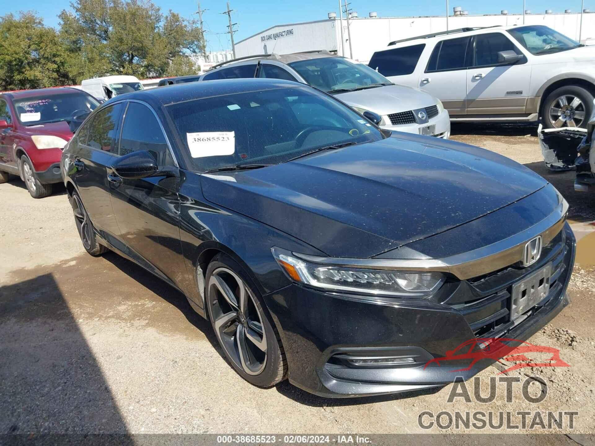 HONDA ACCORD 2018 - 1HGCV1F34JA210684
