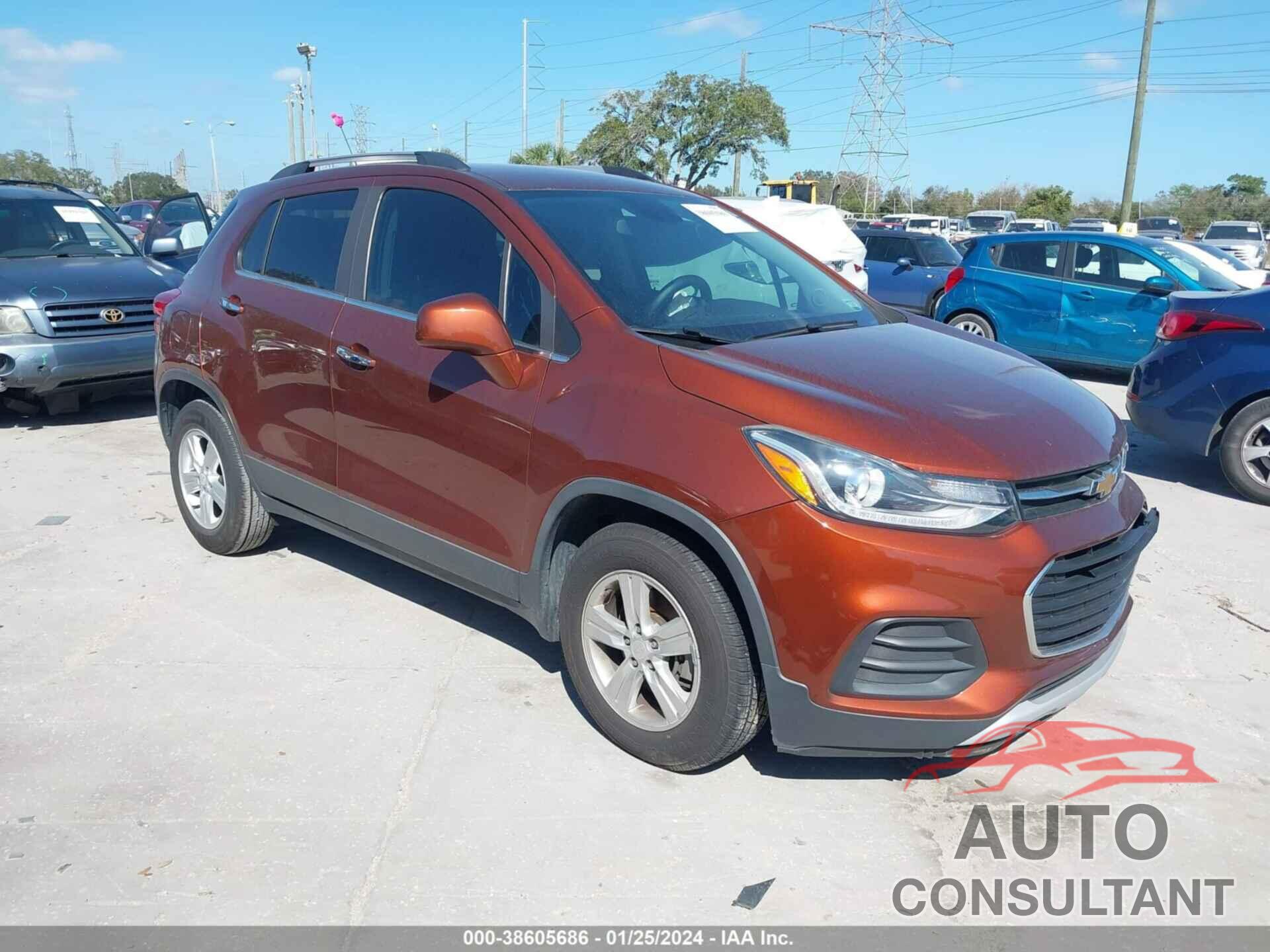 CHEVROLET TRAX 2019 - 3GNCJLSB6KL240516