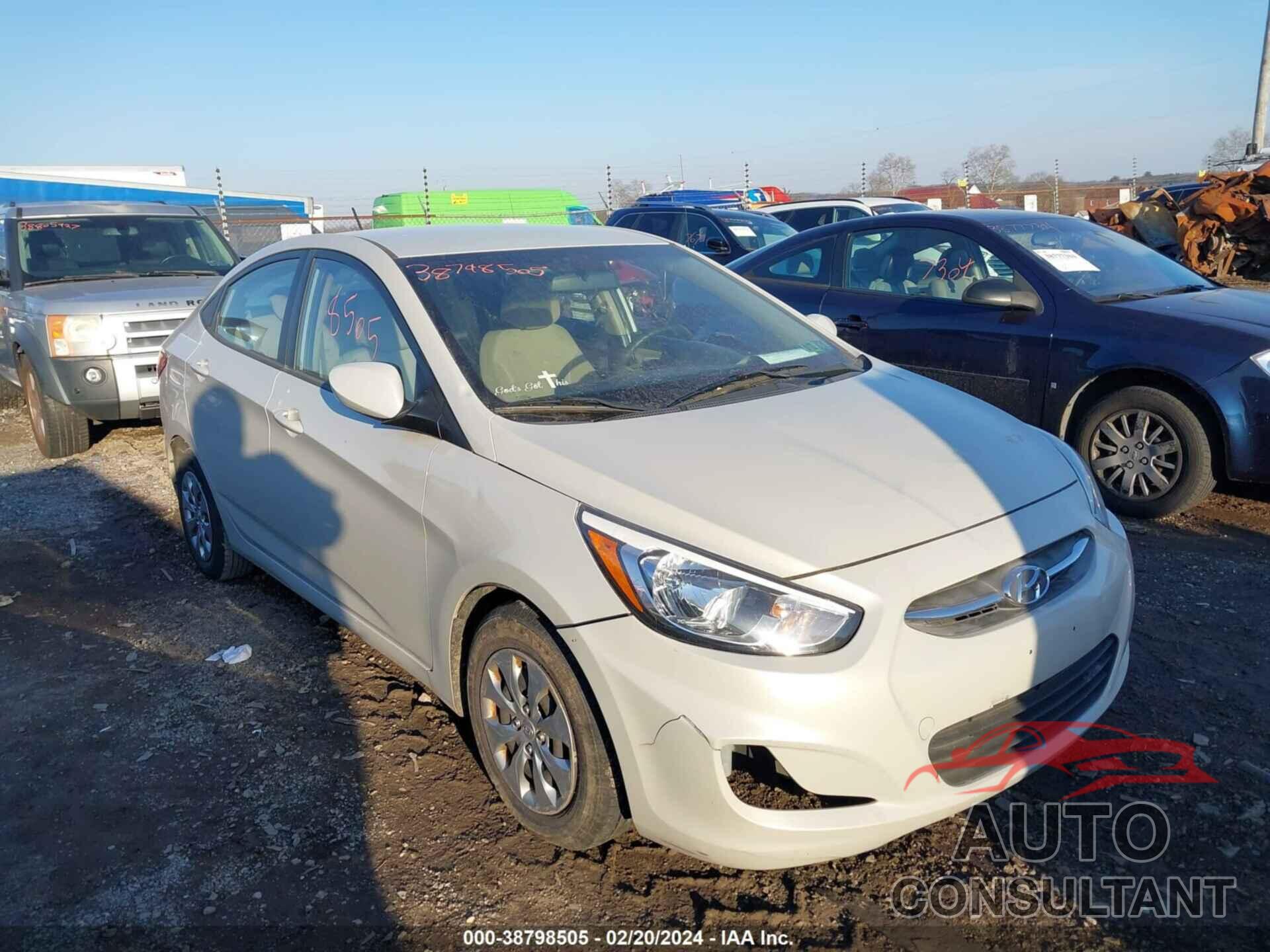 HYUNDAI ACCENT 2017 - KMHCT4AE8HU182665