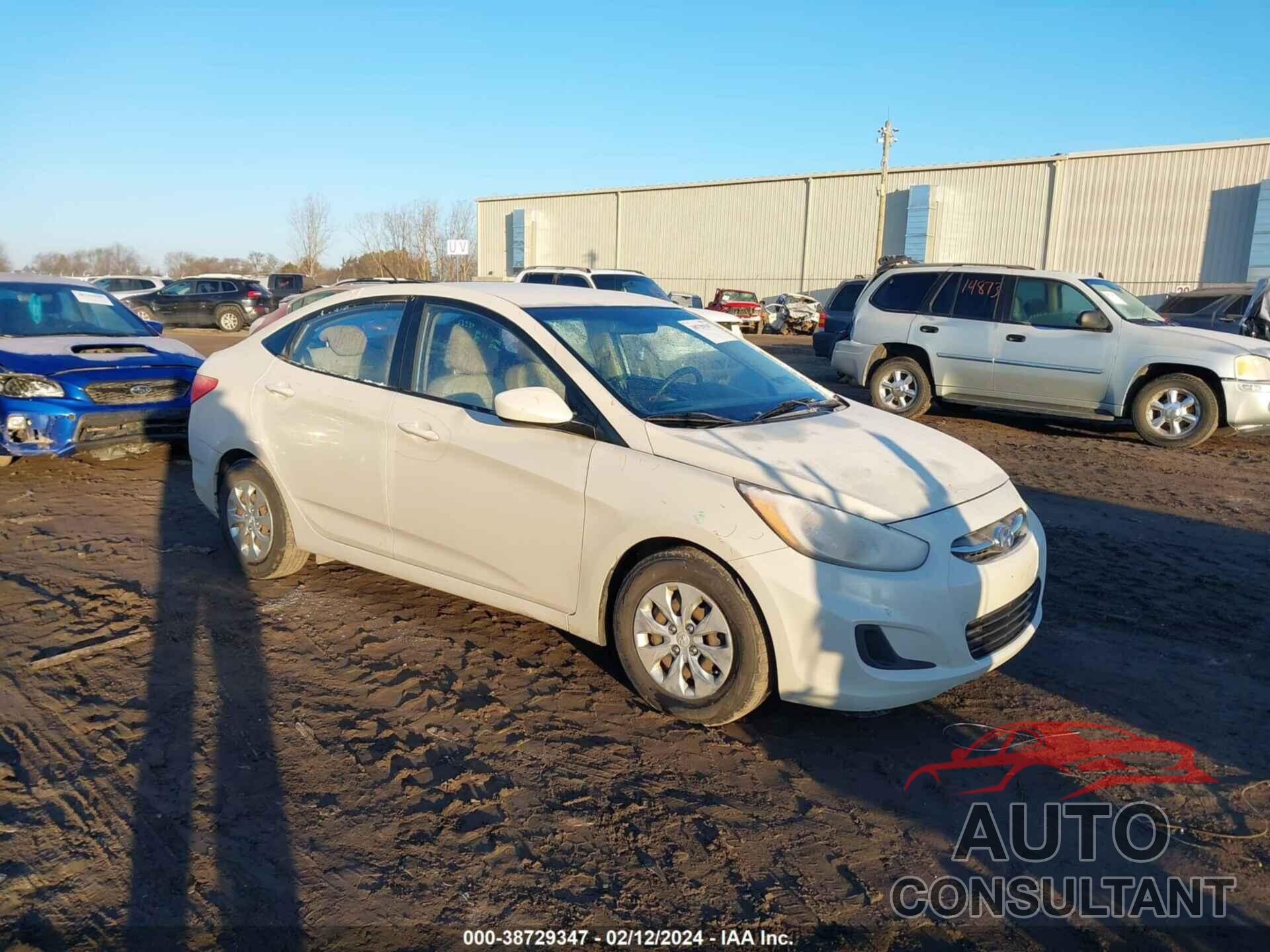 HYUNDAI ACCENT 2016 - KMHCT4AE7GU076450