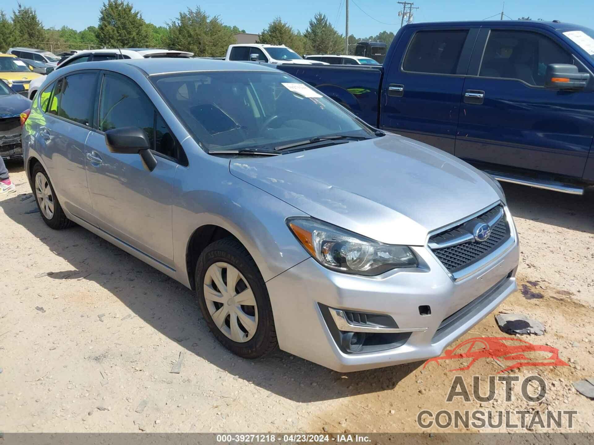 SUBARU IMPREZA 2016 - JF1GPAA64GH296256