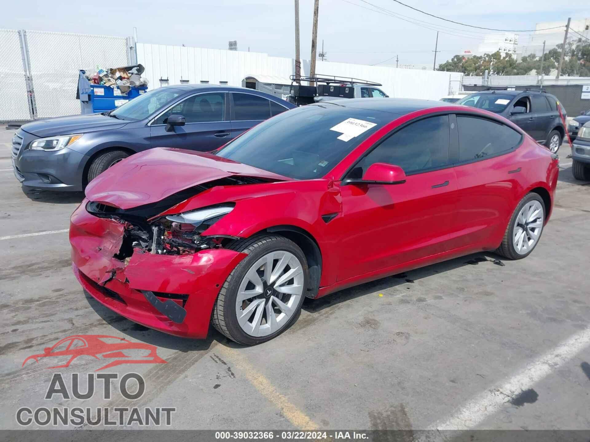 TESLA MODEL 3 2021 - 5YJ3E1EB5MF926898