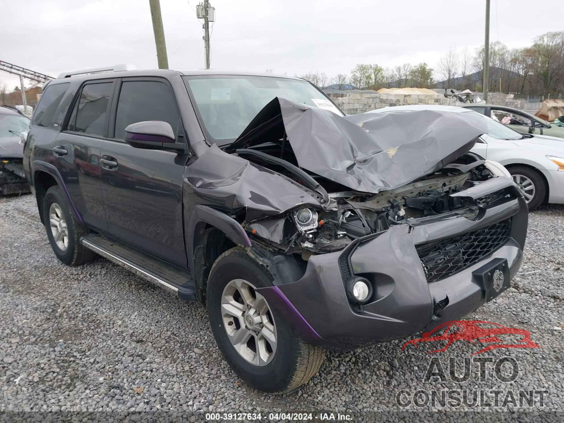 TOYOTA 4RUNNER 2018 - JTEBU5JR0J5583418