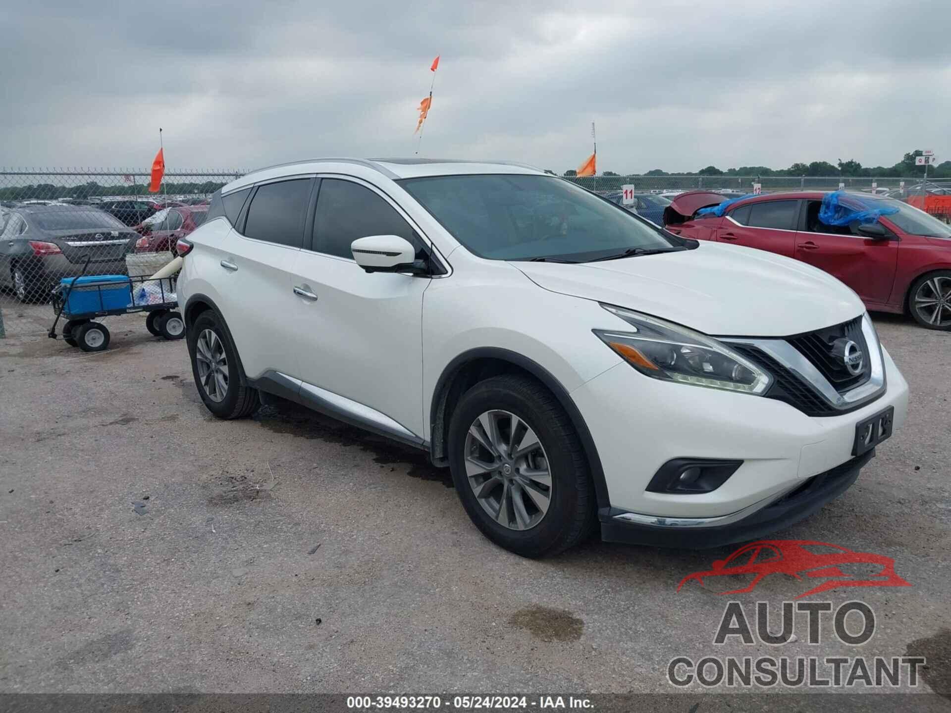 NISSAN MURANO 2018 - 5N1AZ2MG9JN187333