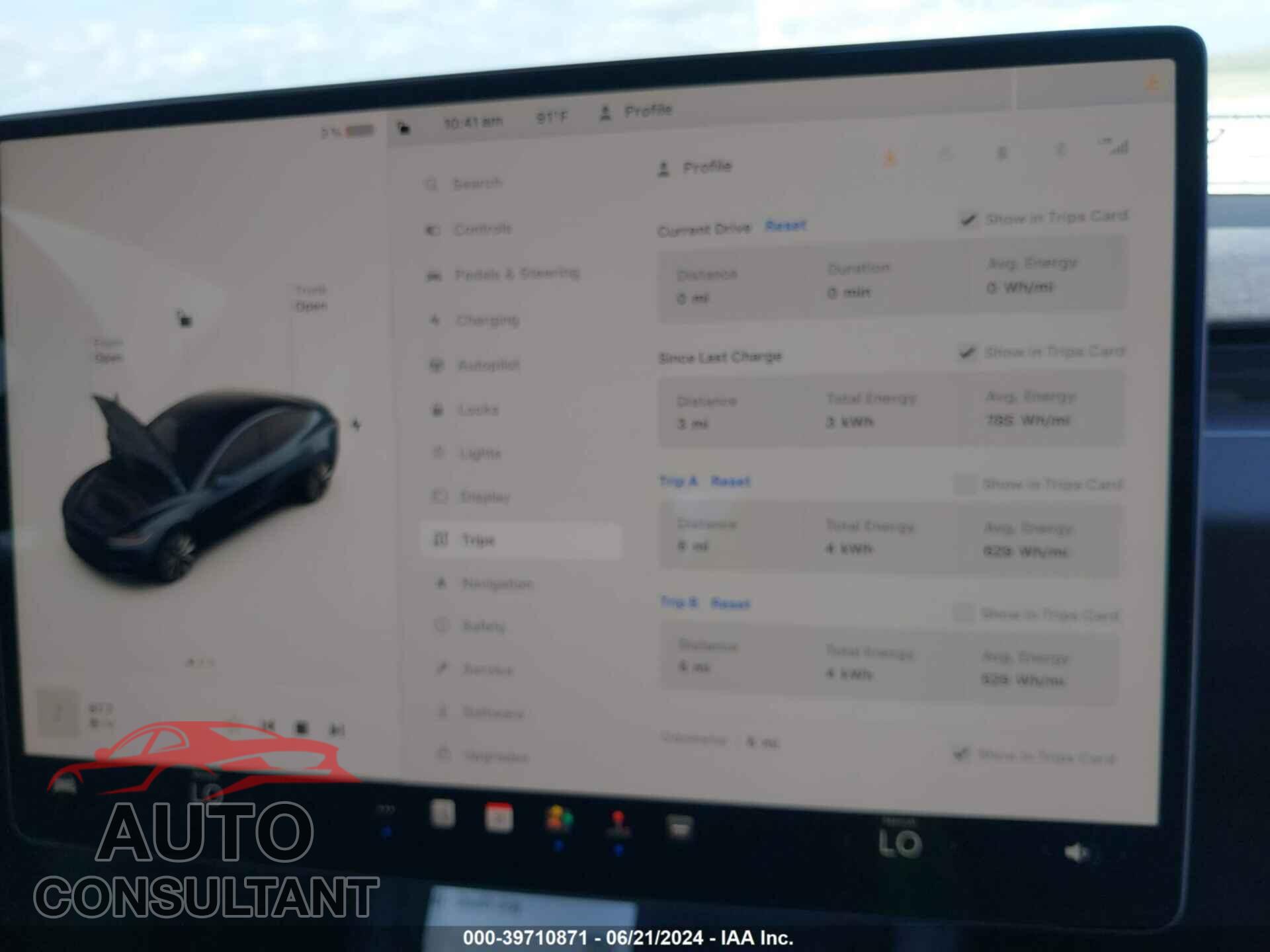 TESLA MODEL 3 2024 - 5YJ3E1EA0RF741656