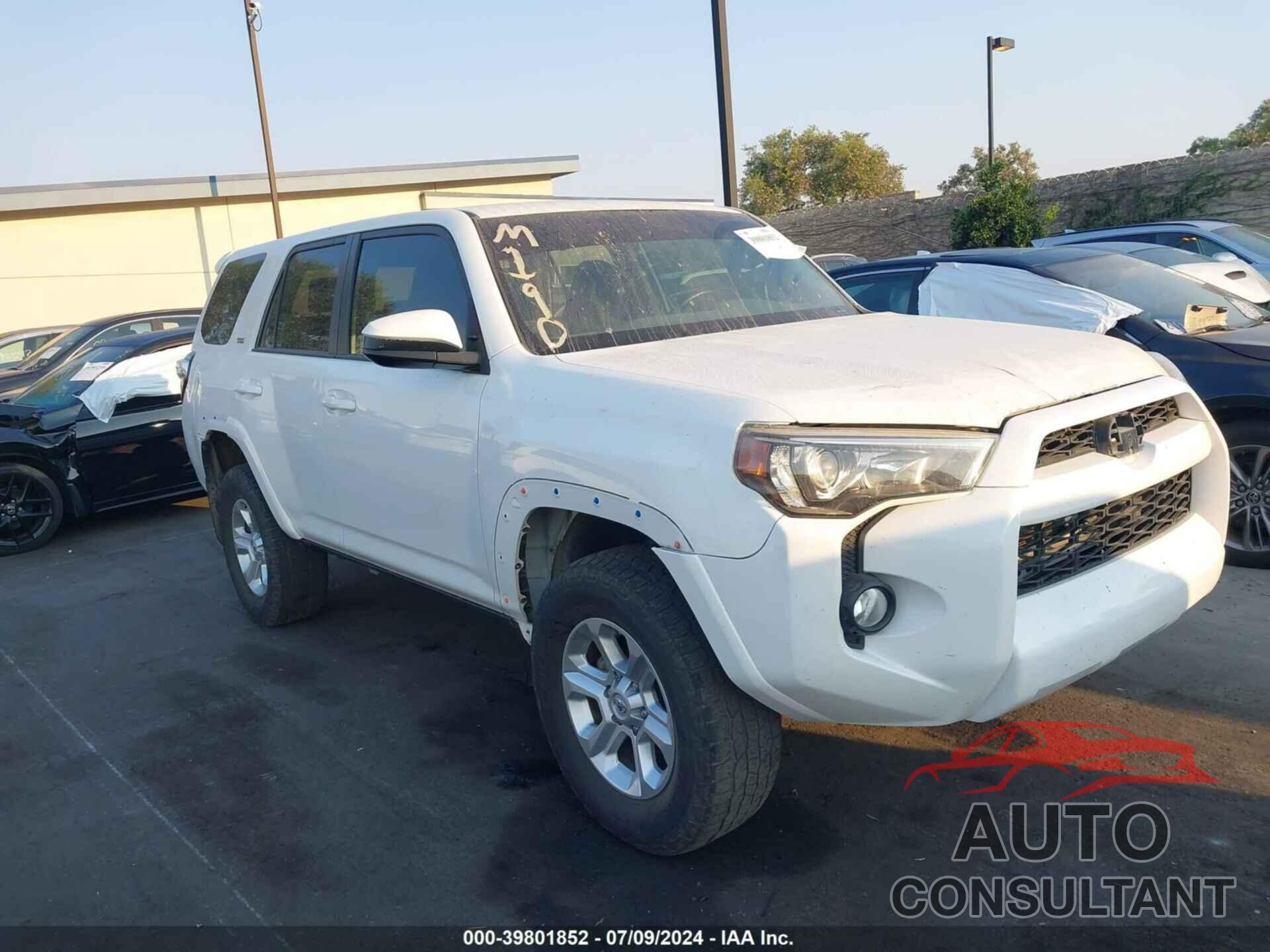 TOYOTA 4RUNNER 2019 - JTEBU5JR9K5641320