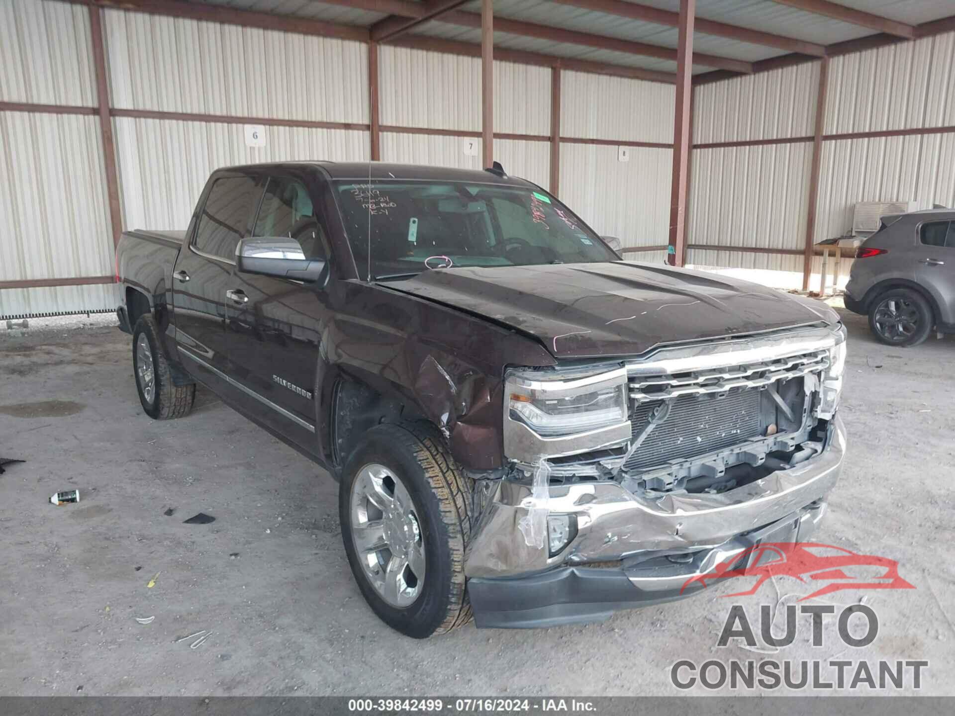 CHEVROLET SILVERADO 1500 2016 - 3GCUKSECXGG213649