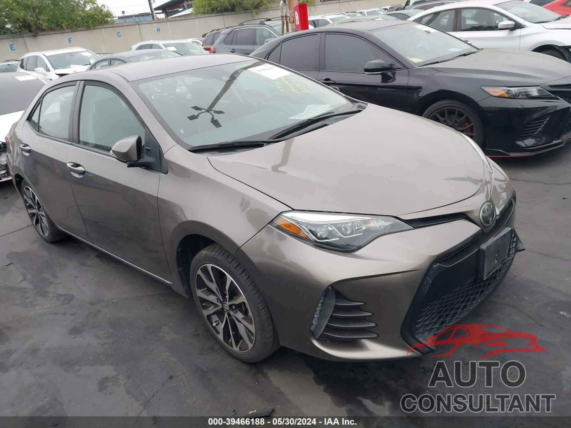 TOYOTA COROLLA 2019 - 5YFBURHE7KP918001