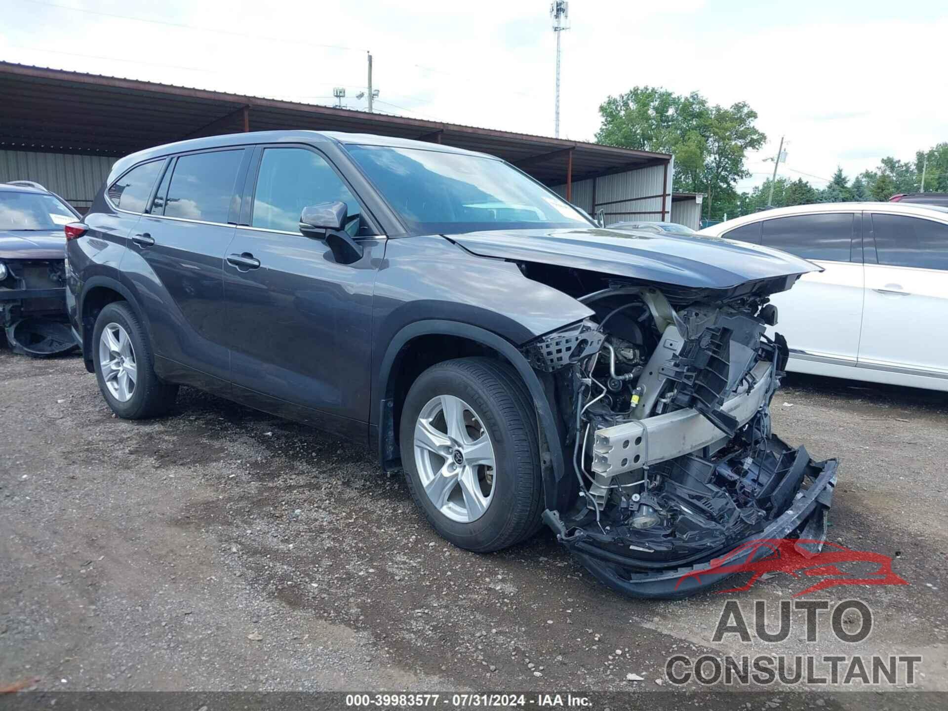 TOYOTA HIGHLANDER 2022 - 5TDBZRBH4NS209137