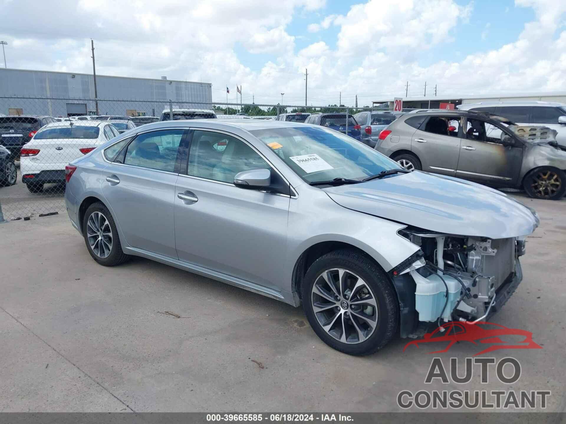 TOYOTA AVALON 2018 - 4T1BK1EBXJU277344