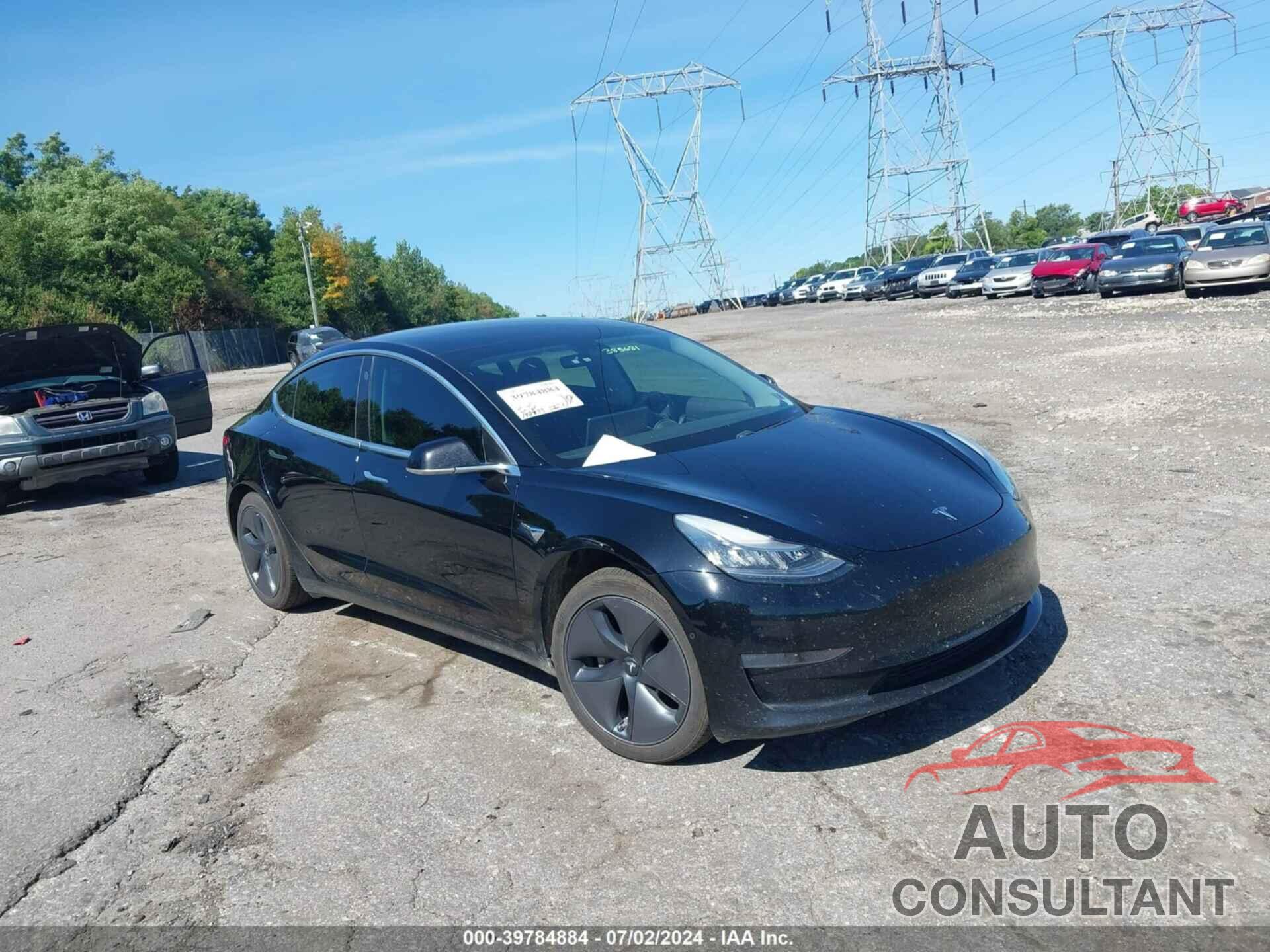 TESLA MODEL 3 2019 - 5YJ3E1EB6KF385681