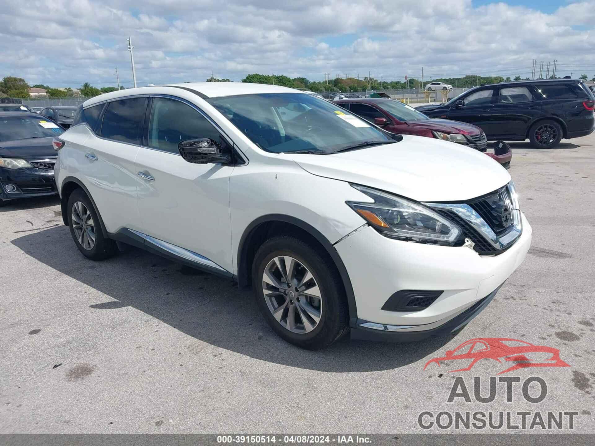 NISSAN MURANO 2018 - 5N1AZ2MG2JN143691