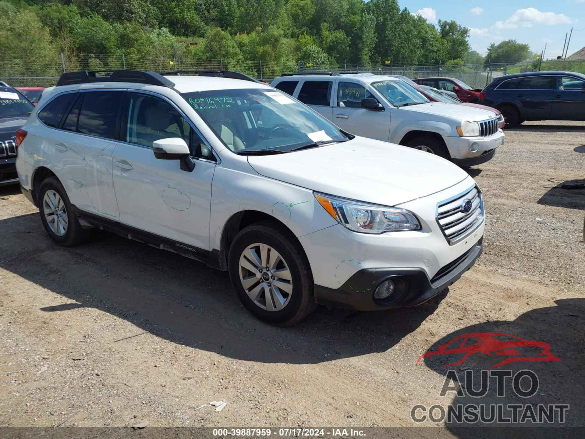 SUBARU OUTBACK 2016 - 4S4BSBFC8G3201844