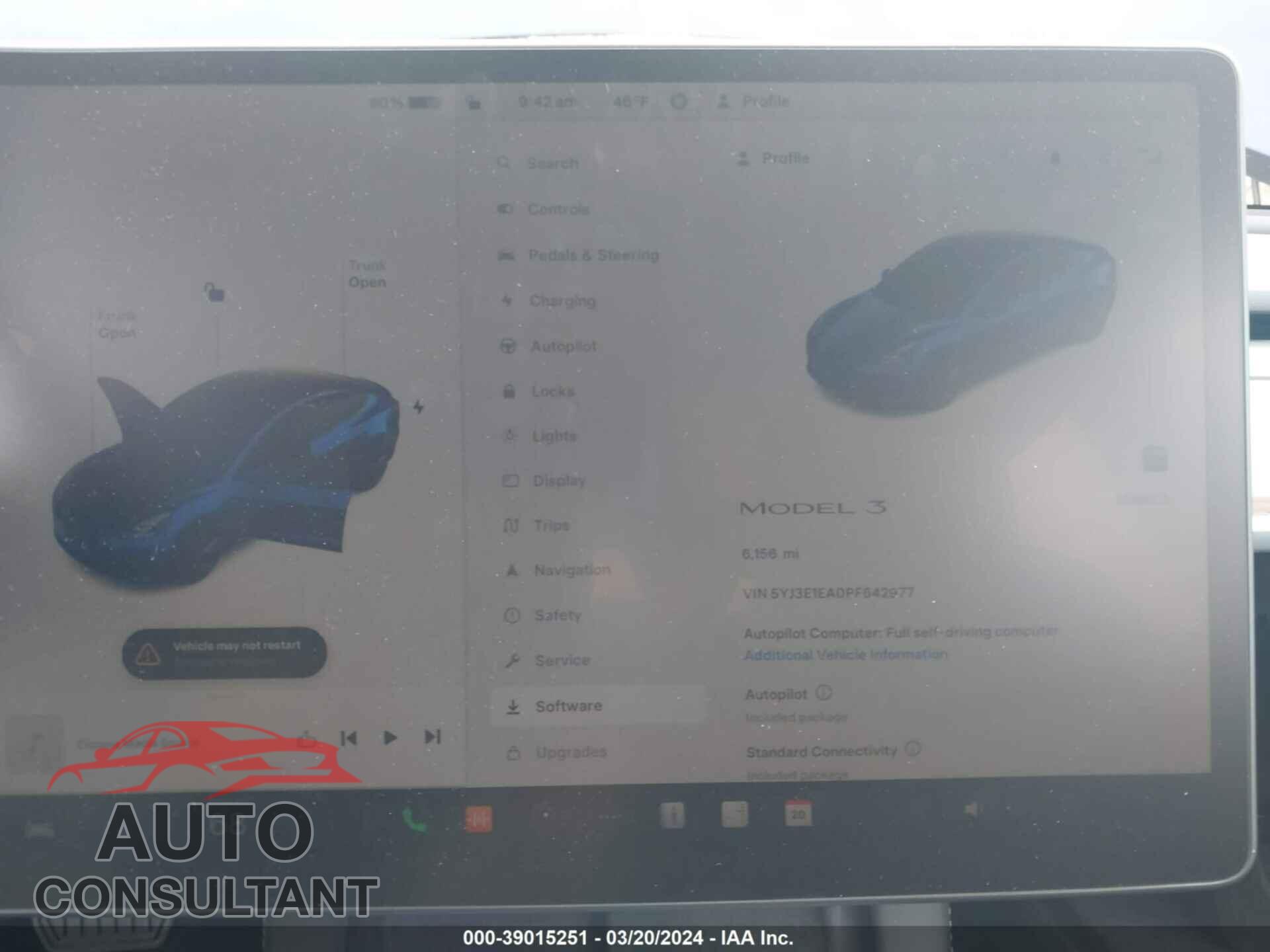 TESLA MODEL 3 2023 - 5YJ3E1EA0PF642977