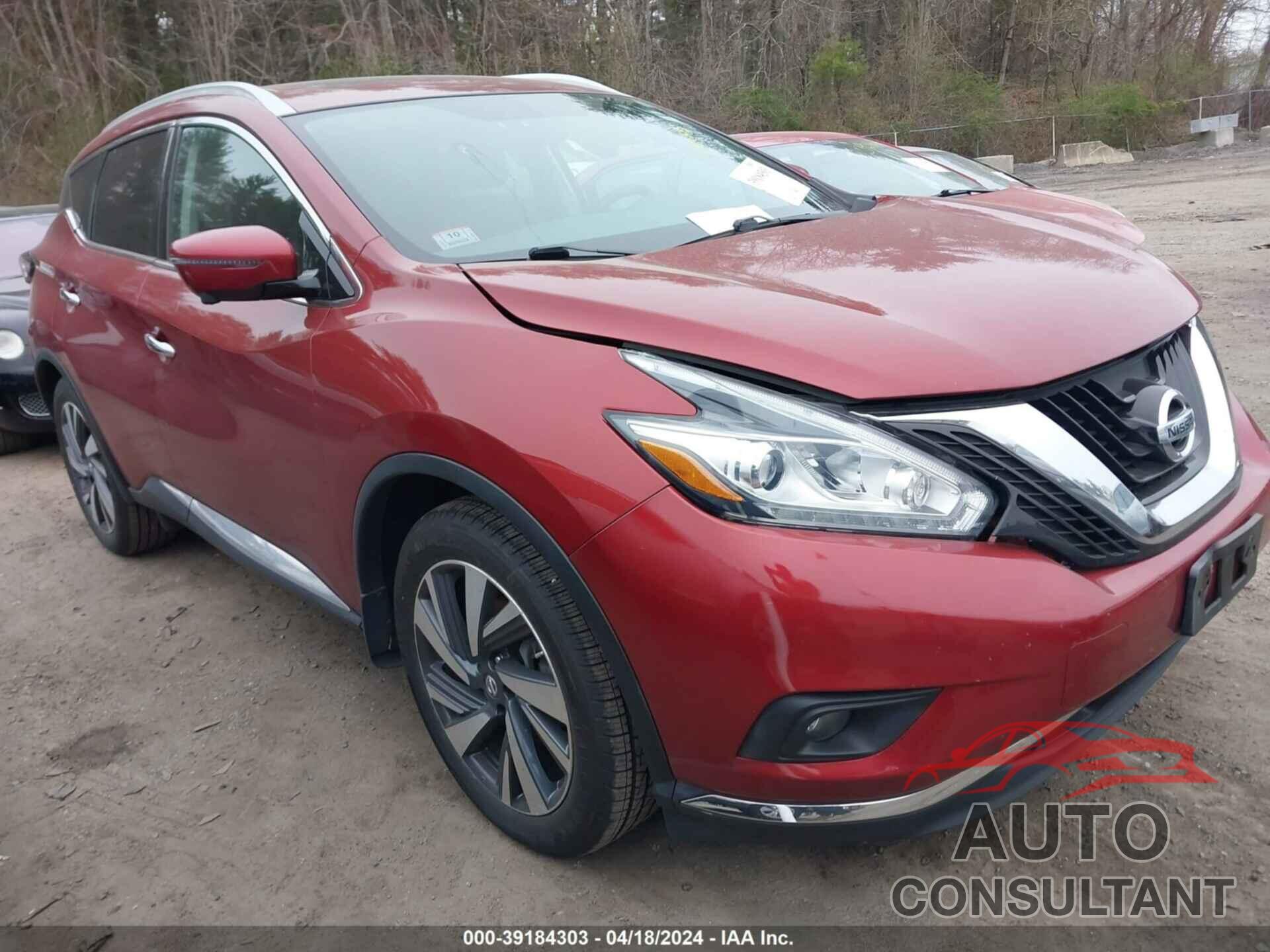 NISSAN MURANO 2018 - 5N1AZ2MH3JN199762