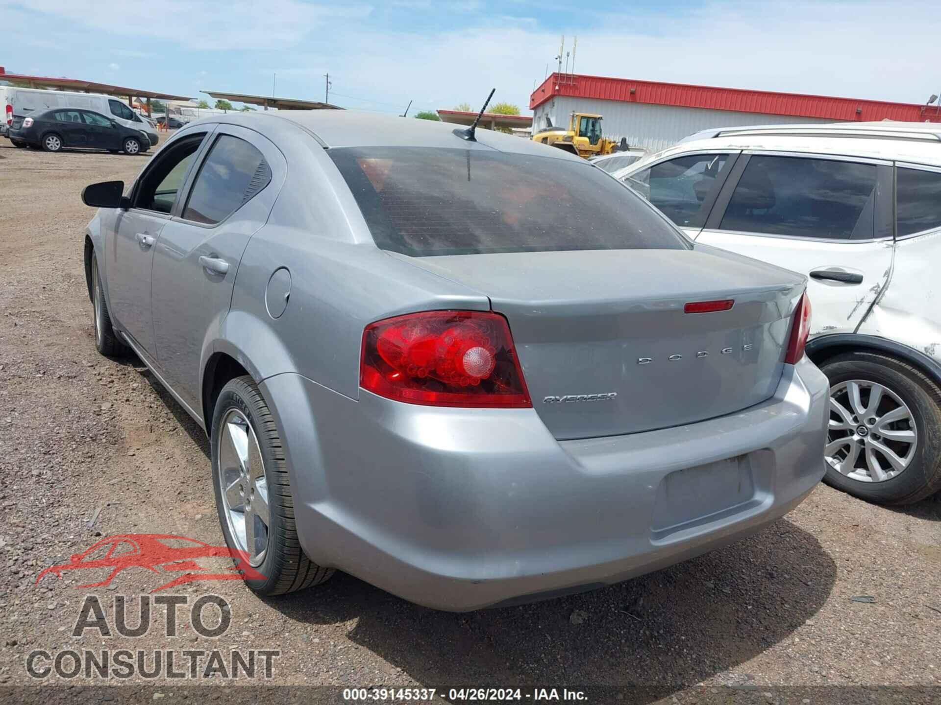 DODGE AVENGER 2013 - 1C3CDZAB9DN688535