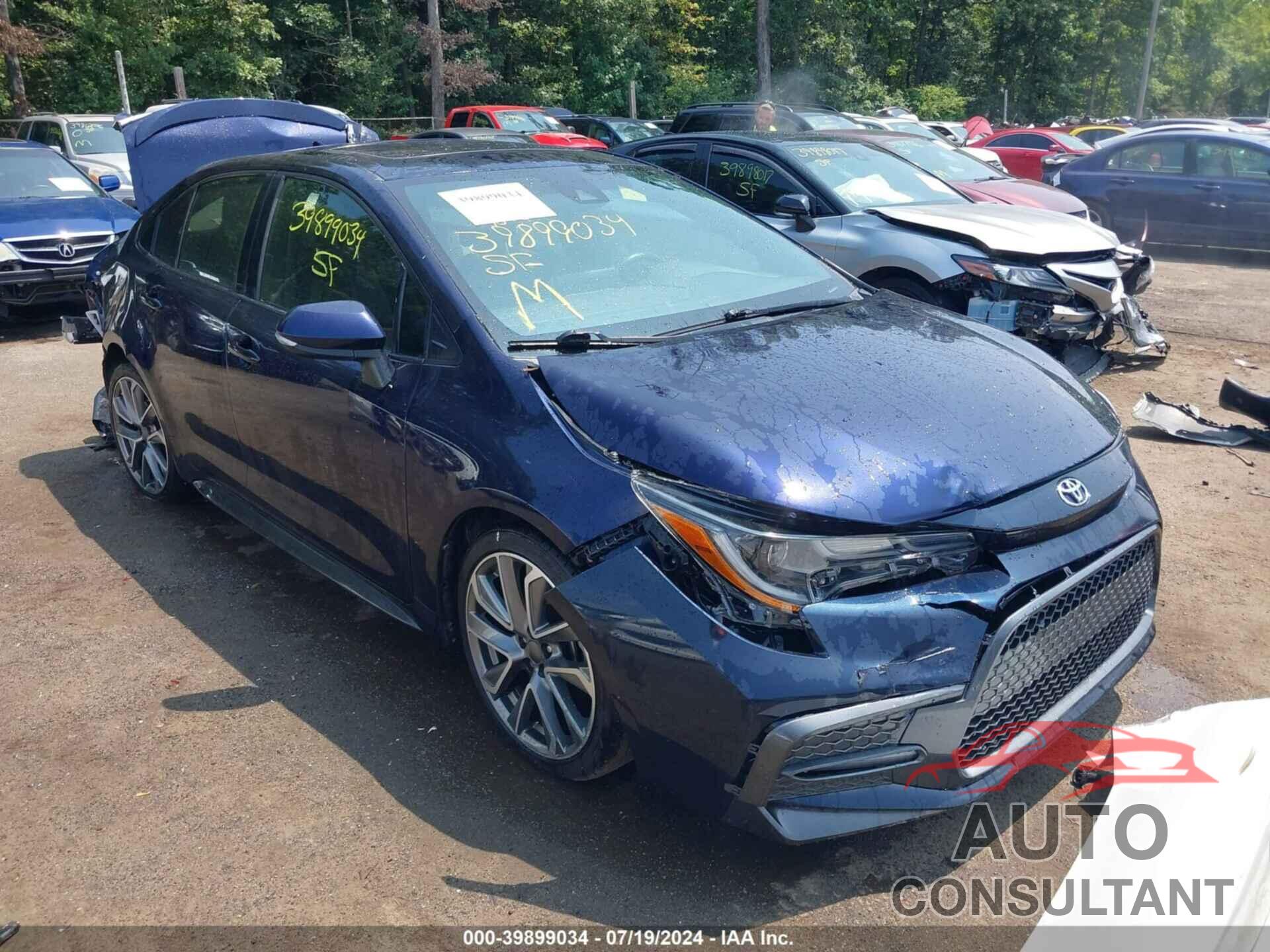 TOYOTA COROLLA 2020 - JTDP4RCE0LJ009763