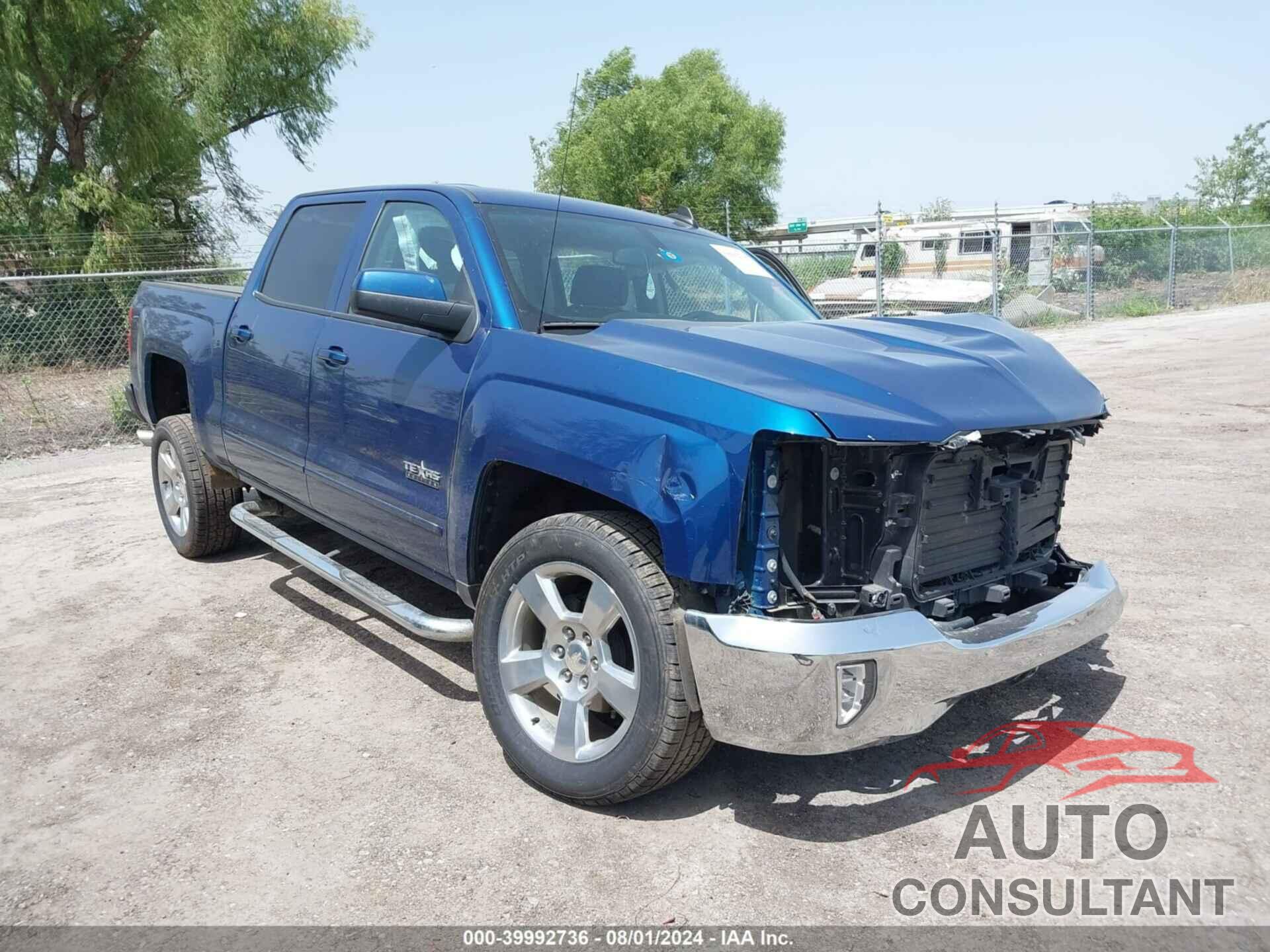 CHEVROLET SILVERADO 1500 2018 - 3GCPCREC5JG442864