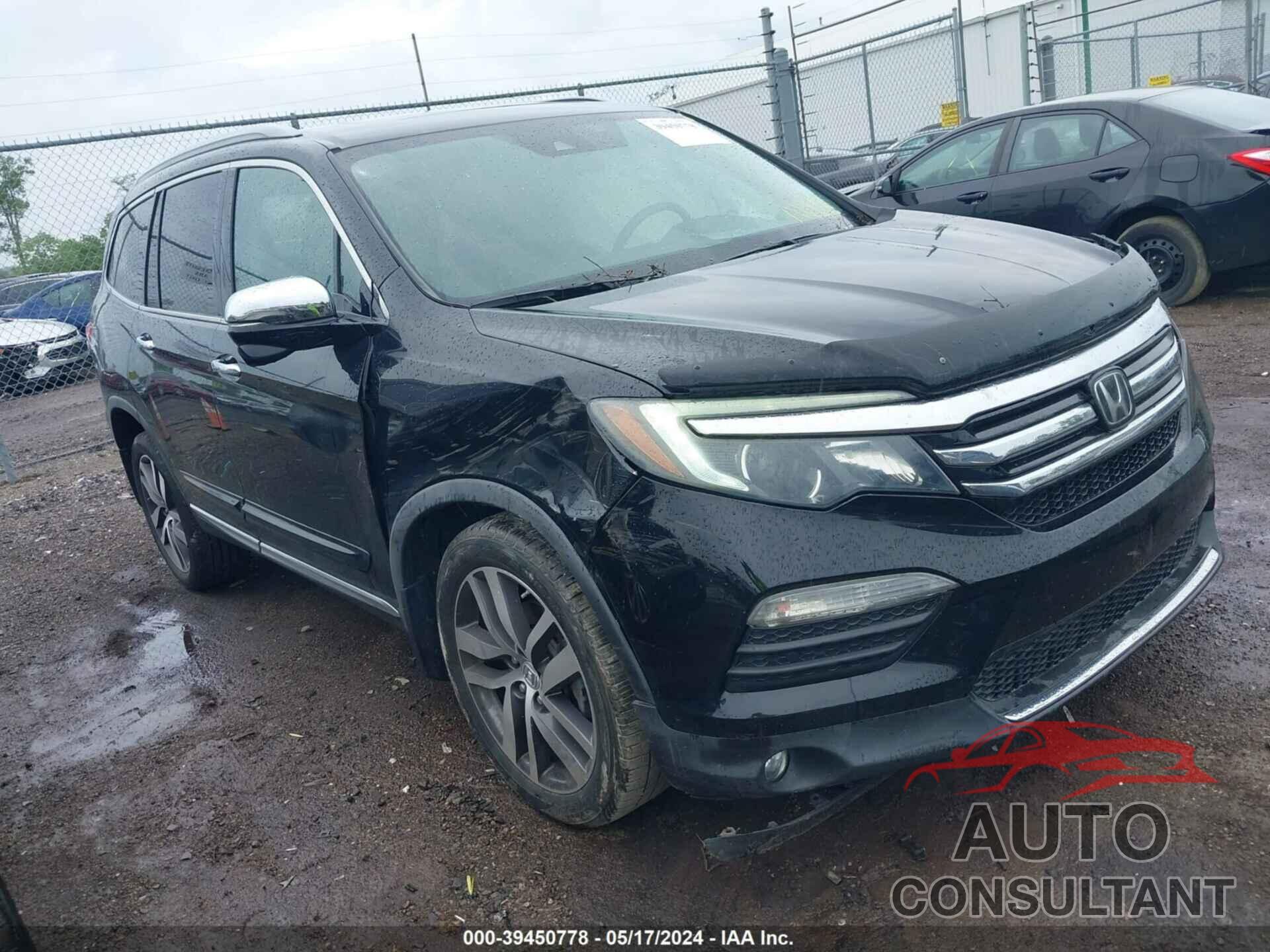 HONDA PILOT 2016 - 5FNYF6H94GB039838