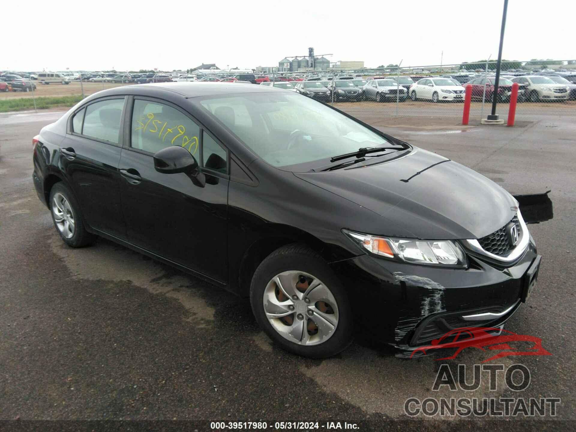 HONDA CIVIC 2013 - 2HGFB2F55DH564622