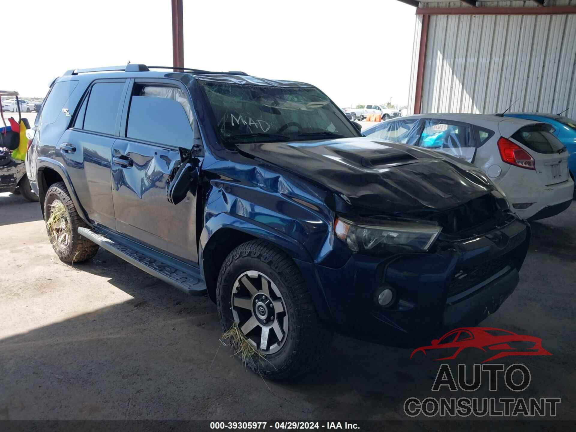 TOYOTA 4RUNNER 2018 - JTEBU5JR6J5563349